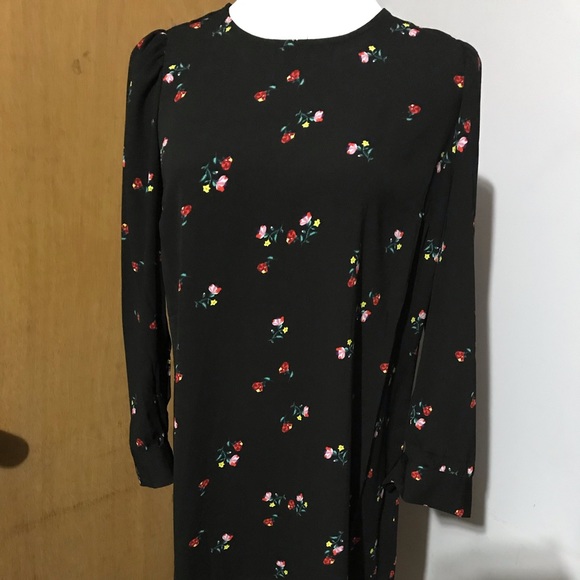 BNWT black floral shift dress - Picture 3 of 6